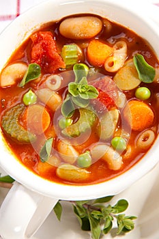 Minestrone soup