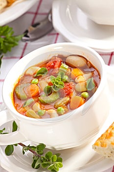 Minestrone soup