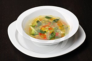 Minestrone vegetable soup