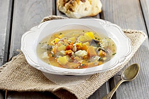 Minestrone, vegetable soup