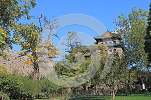 Ming Dynasty City Wall Relics park Beijing China