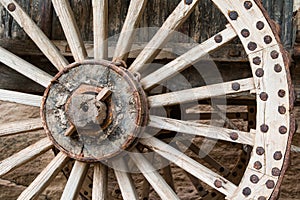 Ming Dynasty wooden wheel