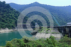 Ming Tan Dam at Nantou County, Shuili Township,