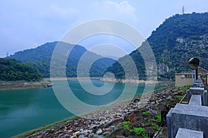 Ming Tan Dam at Nantou County, Shuili Township,