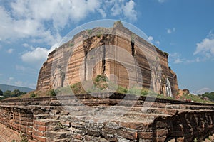 Mingun Pagoda incomplete stupa,Mandalay,Sagaing region, Myanmar