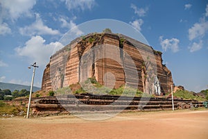 Mingun Pahtodawgyi pagoda near Mandalay, Myanmar