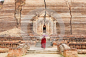 Mingun Pahtodawgyi Temple in Mandalay, Myanmar