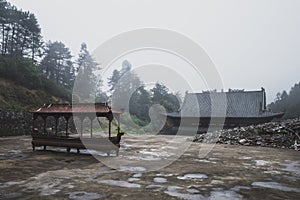 Mingyue Buddhist Temple, on Mingyue Moutain, Jiangxi, China