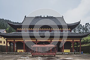 Mingyue Buddhist Temple, on Mingyue Moutain, Jiangxi, China