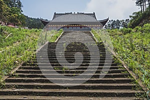 Mingyue Buddhist Temple, on Mingyue Moutain, Jiangxi, China