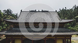 Mingyue Buddhist Temple, on Mingyue Moutain, Jiangxi, China