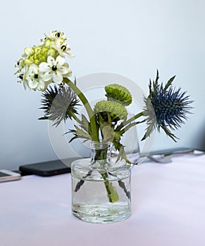 Mini bouquet of decorative flowers