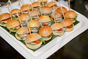 Mini burgers