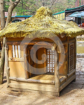 Mini cart wooden in nami island