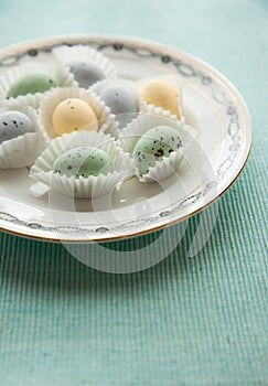 Mini Chocolate easter eggs in paper cases