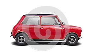 Mini cooper red classic