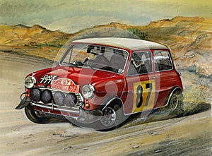 Mini Cooper S Monte Carlo Rally 1964