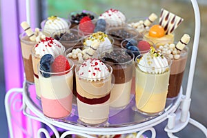 mini dessert cakes photo