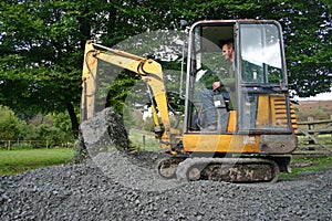 Mini digger