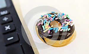 Mini Donut chocholate  food bekery