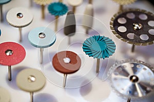 Mini drill circular disk set for manual engraving