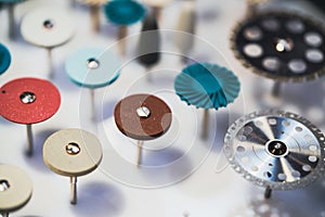 Mini drill circular disk set for manual engraving