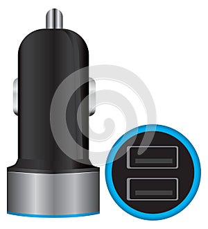 Mini Dual USB Car Charger