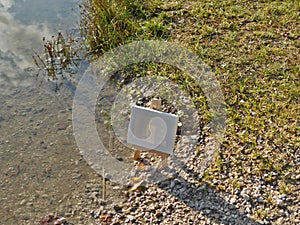 Mini Easel on the coast in sunshine