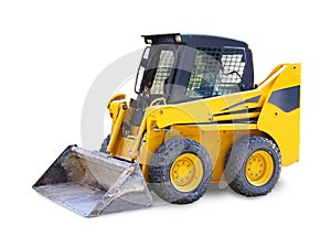 Mini excavator - grab, building machine