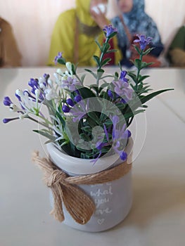 mini flower table decoration