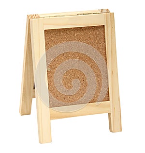 Mini free standing cork board