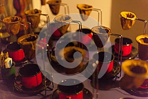 Mini individual coffee colanders