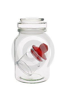 Mini jar inside