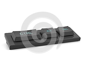 Mini keyboard ctr alt del