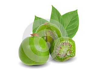 Mini kiwiberry isolated on a white background