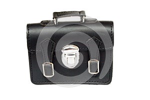 Mini leather brief case