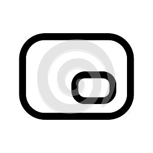 Mini Player Icon Vector Symbol Design Illustration