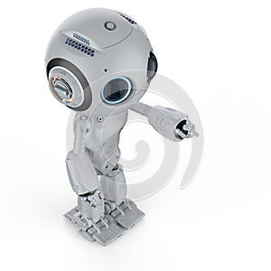 Mini robot finger point