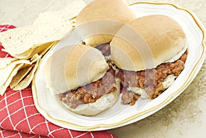 Mini Sloppy Joe Sandwiches