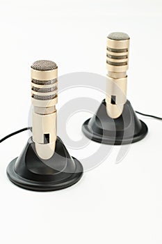 Mini stereo condenser microphones.
