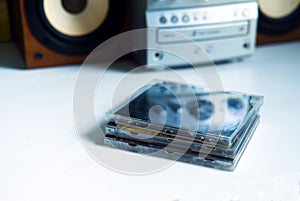 Mini stereo system from the 90s and old cds