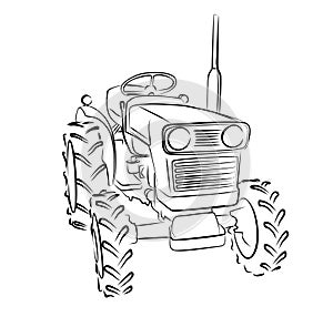 The mini Tractor Symbol.