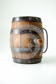 Mini wooden barrel