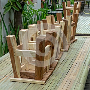 Mini wooden stool