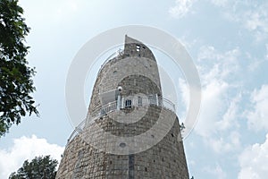 Miniatur Menara Babel di Taman Wisata Iman photo