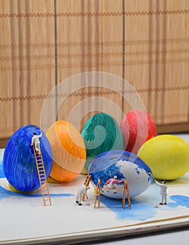 miniature art photography eggs productions