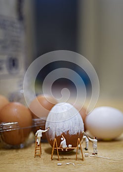 miniature art photography eggs productions