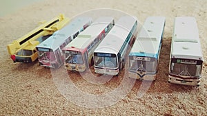 Miniature bus with sand11