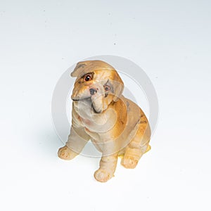 Miniature depicting an English Bulldog