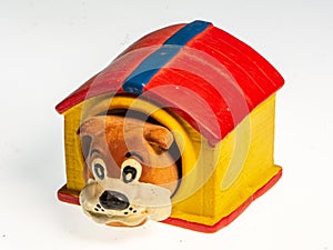 Miniature depicting an English Bulldog